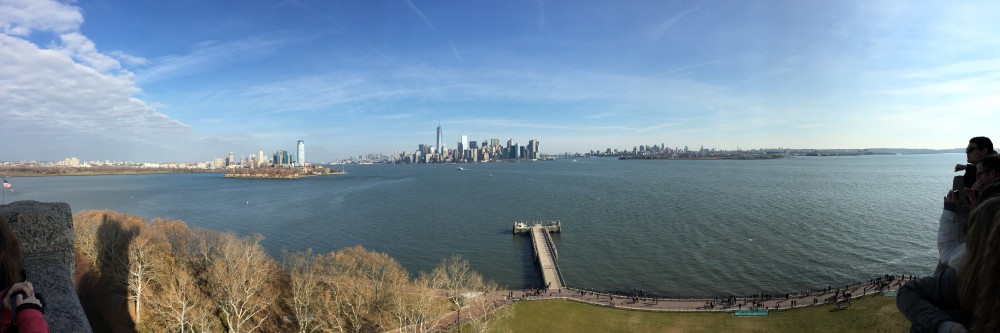 View of Manhattan from Liberty Island