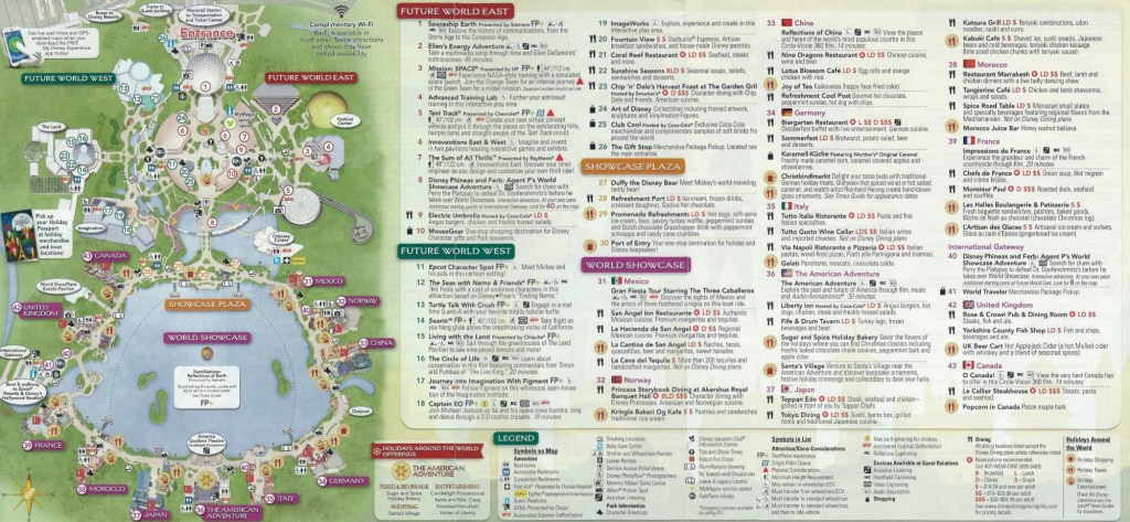 WDW EP Guidemap - Back