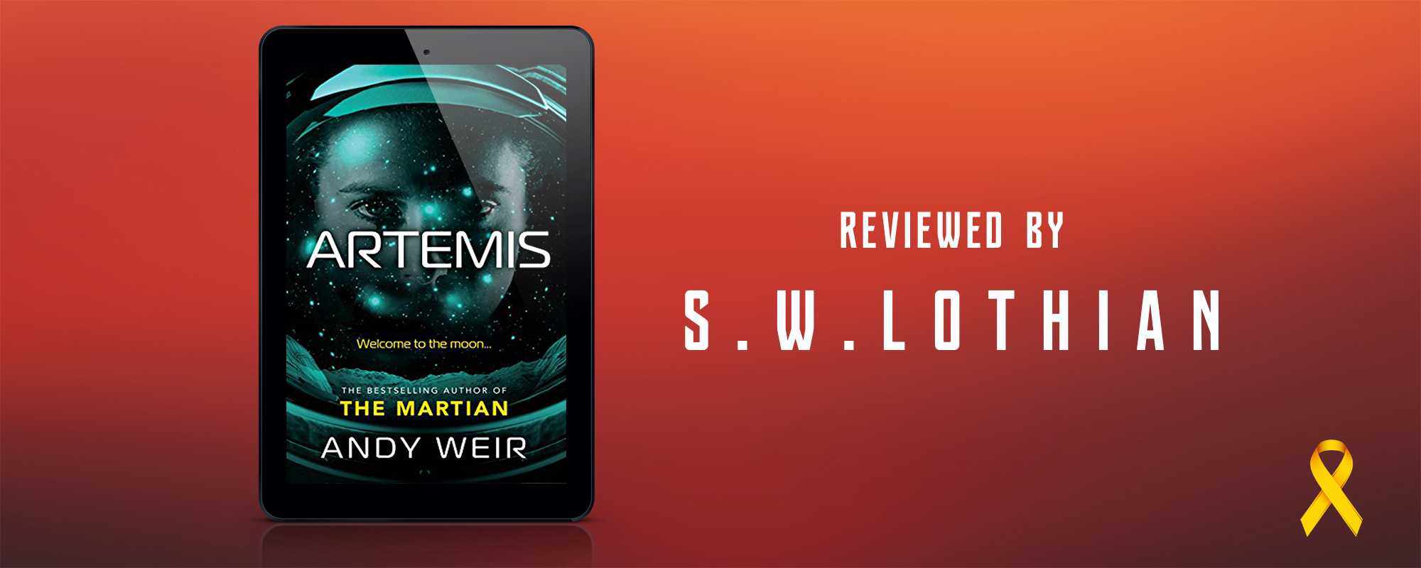 Andy Weir Artemis Banner