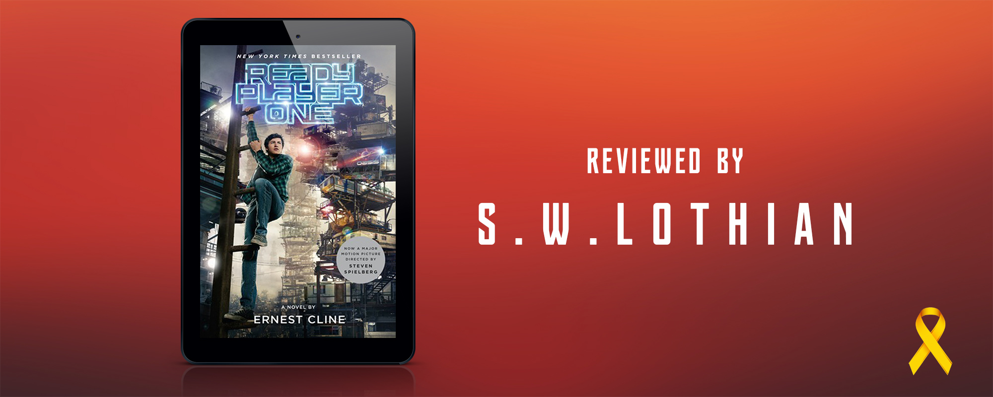 Ernest Cline - Ready Player ONe Banner